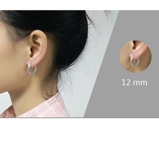 STR3 จิวหูสแตนเลสหนา 2.5 mm(ราคา 1 คู่) วัดความกว้างขอบใน