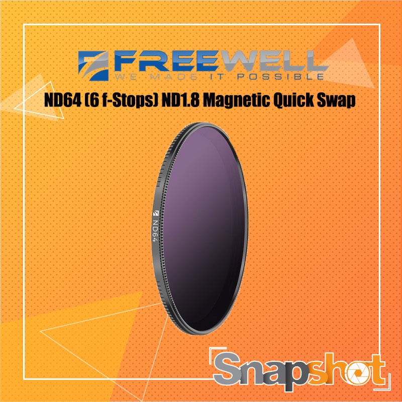 FREEWELL ND64 (6 f-Stops) ND1.8 Magnetic Quick Swap System Filter Neutral Density Filter ND Filter