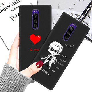 เคสโทรศัพท์ซิลิโคนลายการ์ตูนสําหรับ Sony Xperia1