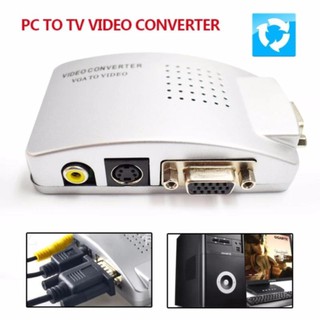 ﻿PC,VGA to AV RCA S-Video TV Switch Box