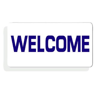 SC4-SA607 ป้ายอะคริลิค WELCOME