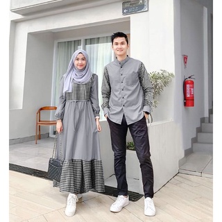 Gh - CP DAMARA/MUSLIM COUPLE COUPLE/MUSLIM COUPLE Clothing/เสื้อเชิ้ตผู้หญิงและผู้ชาย/เสื้อเชิ้ตมุสลิม ดามาร่า/เสื้อเชิ้ตมุสลิม สไตล์โมเดิร์น 2022