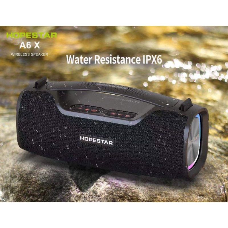 HOPESTAR A6X/A6PRO ลำโพงบลูทูธ เสียงดีเบสแน่น ดังกระหึ่ม ของแท้ 100% BASS