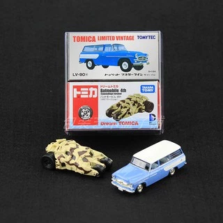 กล่องพลาสติกใส (แพ็คละ5ใบ) ใส่รถTomica Hotwheel Majorette หรือขนาด1/64 กล่องโชว์โมเดลรถ 1/64