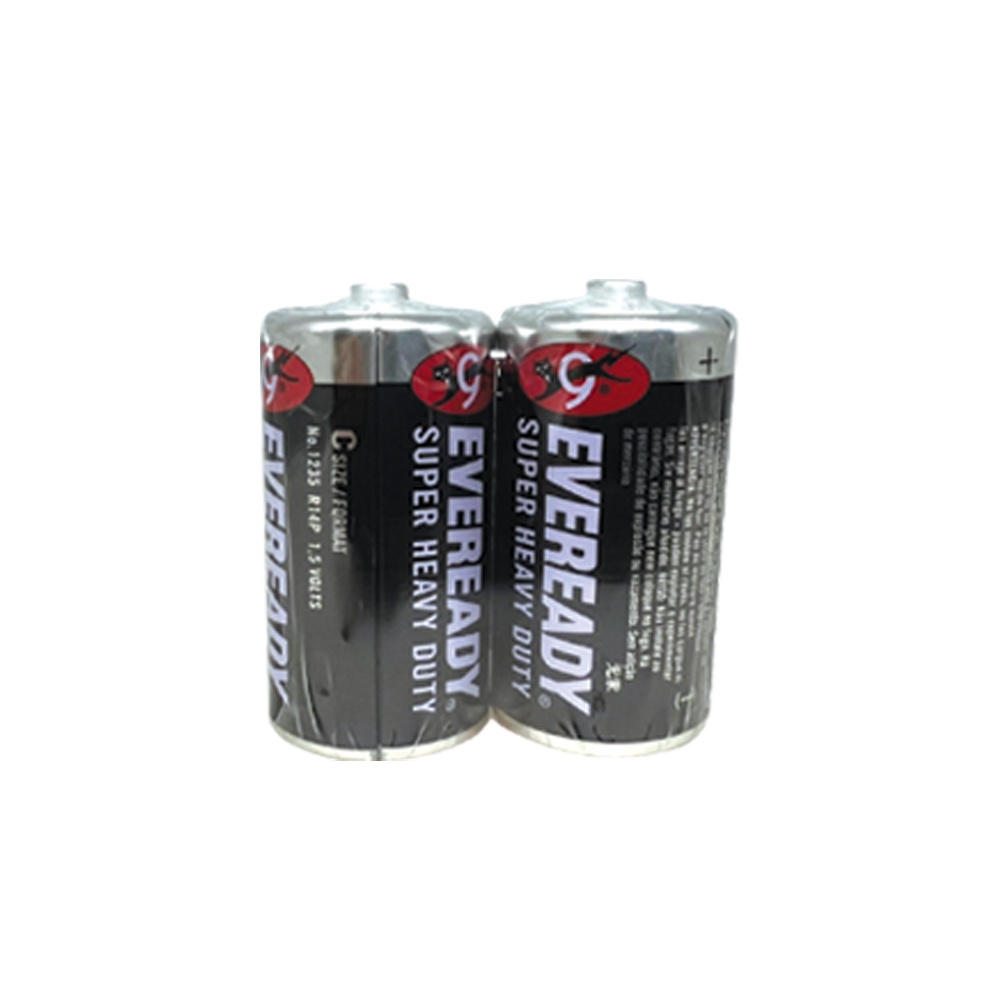 EVEREADY ถ่านคาร์บอนซิงค์ ขนาด C และ D