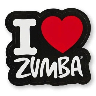 Zumba Wear : I Love Zumba Sticker (สติ๊กเกอร์ซุมบ้า)