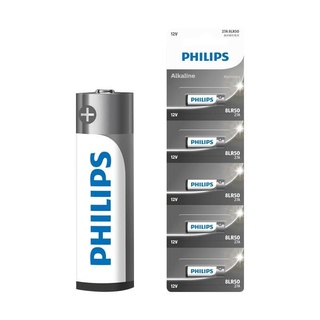 ถ่านรีโมท Philips อัลคาไลน์ 27A 12V ของใหม่ของแท้