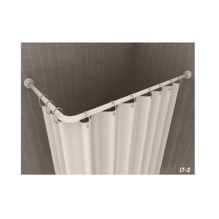 ราวแขวนม่านห้องน้ำ 2 IN 1 WSP LT-2C 80X80CM โครเมี่ยม