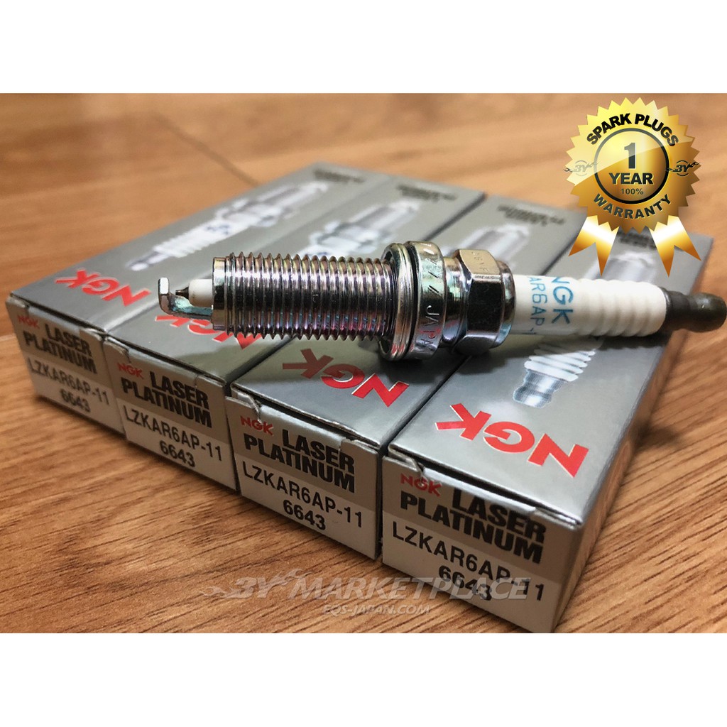 หัวเทียน NGK LZKAR6AP-11 สําหรับ Nissan Almera 2012-2016 4S
