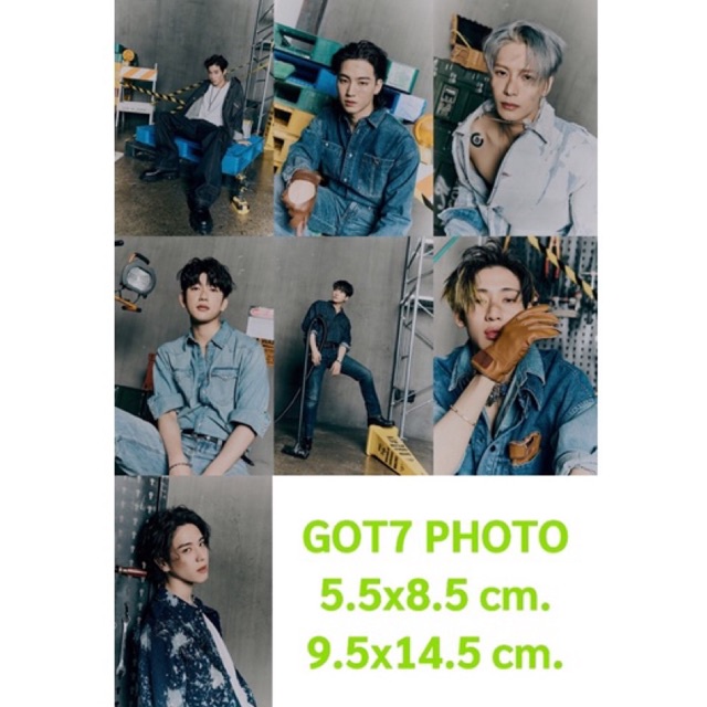 GOT7 💚 - รูป PHOTO  GOT7'S HOUSE  UNDER CONSTRUCTION SIZE 5.5x8.5 cm.