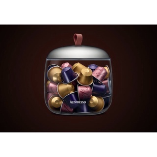 Nespresso Lume Mia Dispenser ที่เก็บแคปซูลพร้อมฝาปิดโลหะ