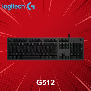 คีย์บอร์ด Logitech รุ่น G512 LIGHTSYNC RGB (ภาษาไทย) ประกันศูนย์ 2 ปี