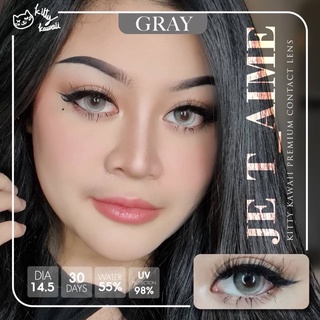 🍸Bigeyes/Mini Jet’aime Gray🍸สายตาปกติถึง-5.00,-5.50(ฝอๆๆ)(Jetaime)(kitty kawaii)