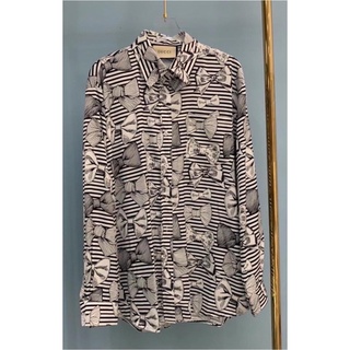 เสื้อเชิ๊ตผ้าไหมญี่ปุ่นผ้านุ่มงานไฮเอ็น พิมพ์ลาย  ผ้านุ่มมีน้ำหนัก