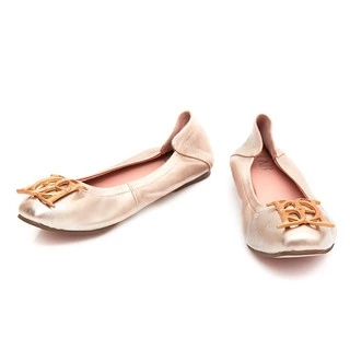 O&B รองเท้าหนังแกะ รุ่น AUDREY CREST IN ELEGANCE GOLD-11087CS32158F_C9CPMT