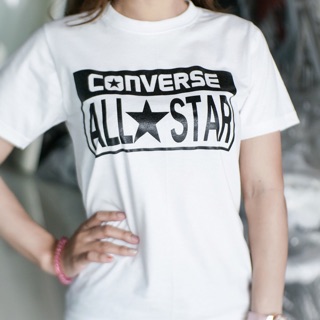 เสื้อยืด Converse สีขาว