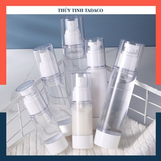 Chai Hút Chân Không 5ml/10ml/15ml/20ml/50ml/100ml Chai Xịt Giọt Dùng đựng serum , kem dưỡng , kem chống nắng