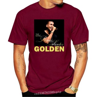 เสื้อยืด พิมพ์ลาย The King Romeo Santos Golden Tour 2 ด้าน แฟชั่นสําหรับผู้ชาย และผู้ใหญ่