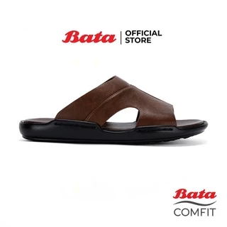 Bata บาจา รองเท้าแตะลำลองแบบสวม ใส่ง่าย น้ำหนักเบา ไม่ลื่น สำหรับผู้ชาย รุ่น SANDO สีน้ำตาล 8714442