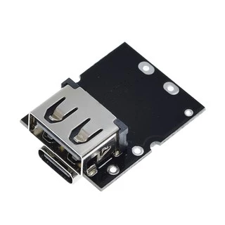 Type-C USB input โมดูลชาร์จแบตลิเธี่ยม ขาออก 5V 2A IP5306 PB0063E Boost Converter Module Lithium Battery LED Display DIY