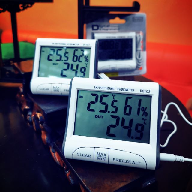 Digital Hygrometer   ที่วัดอากาศและความชื้น