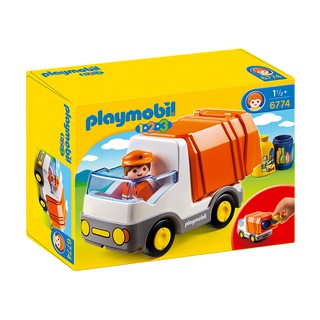 Playmobil 6774 1.2.3 Recycling Truck แอ็คชั่นฟิกเกอร์ 123 รถบรรทุกรีไซเคิล