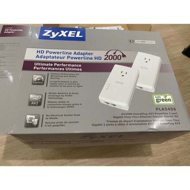 Zyxel HD powerline adapter