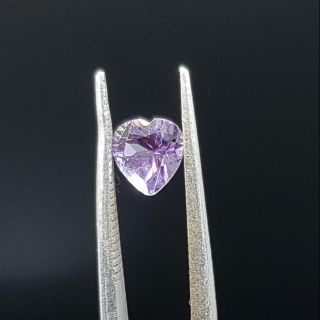 Amethyst Geniune Gemstone (Heart Shape) Color A