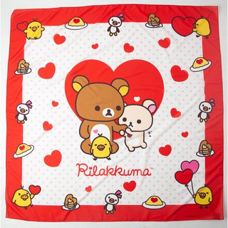 ผ้าคลุมใหล่ ริลัคคุมะ ไซส์ 100x100 ซ.ม. ลายที่ 4 (Rilakkuma scarf size100x100cm No.04)