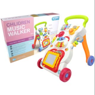 รถผลักเดิน รถหัดเดิน เสียงดนตรี ของเล่นโทรศัพท์ CHLIDREN MUSIC WALKER ไม่มีแตรลม