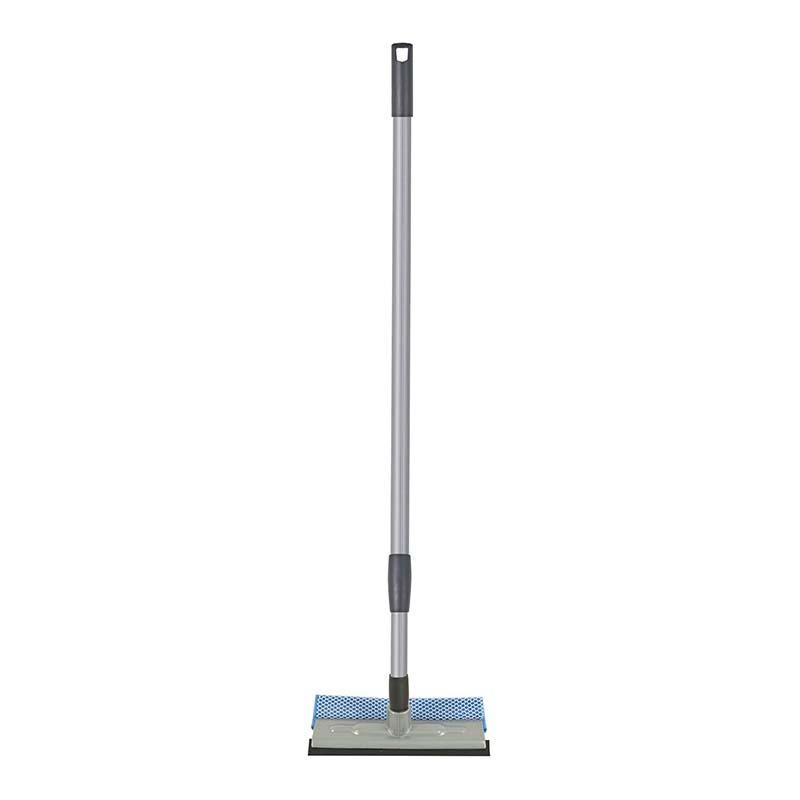 ไม้เช็ดกระจกยางรีดน้ำ/ฟองน้ำกระจกกว้าง 8 นิ้วรุ่นด้ามปรับยืดได้ รุ่น A0119012 สีขาว - เทา ไม้ถูพื้น 