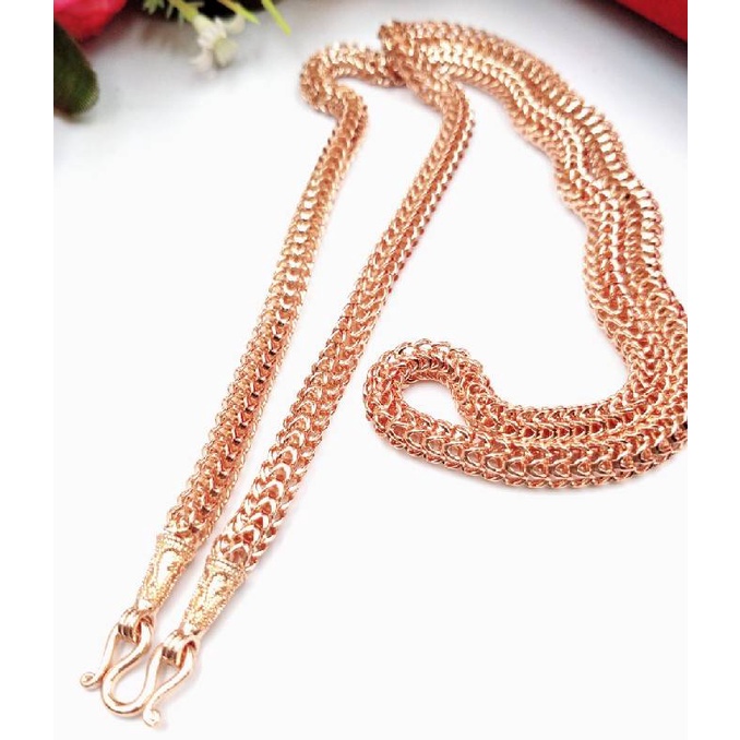 goodhomeสร้อยคอ ลายแปดเสา หนัก3 บาท ยาว 24 นิ้ว K504