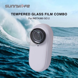 Sunnylife Insta360 GO3 / GO2 Tempered Glass Film Combo For Insta360 GO3 / GO2 ชุดฟิล์มกันรอย 2 ชิ้น