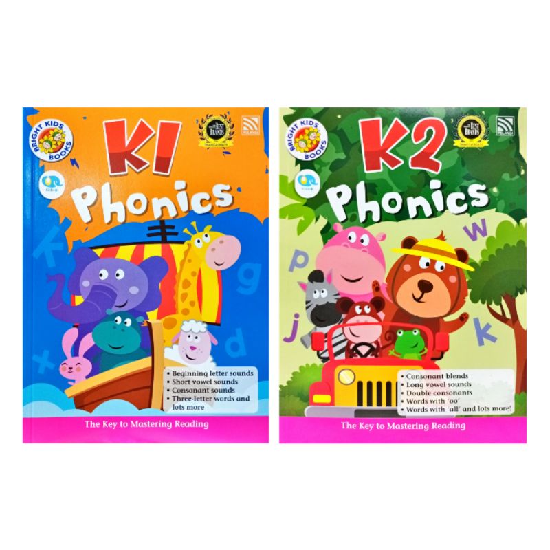 [Pelangi] Bright Kids Books K1 & K2 Phonics Age 3-6