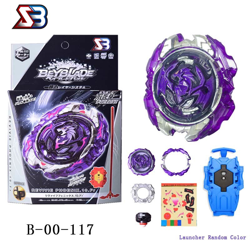 SB Beyblade Burst B-00-117 B-127 turbo Revue Phoenix.10 Fr ของเล่น Beyblade สําหรับเด็ก B-00-127 พร้