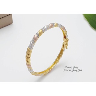 Diamond Bangle กำไลข้อมือล้อมเพชรรอบวง งาน 3 กษัตริย์