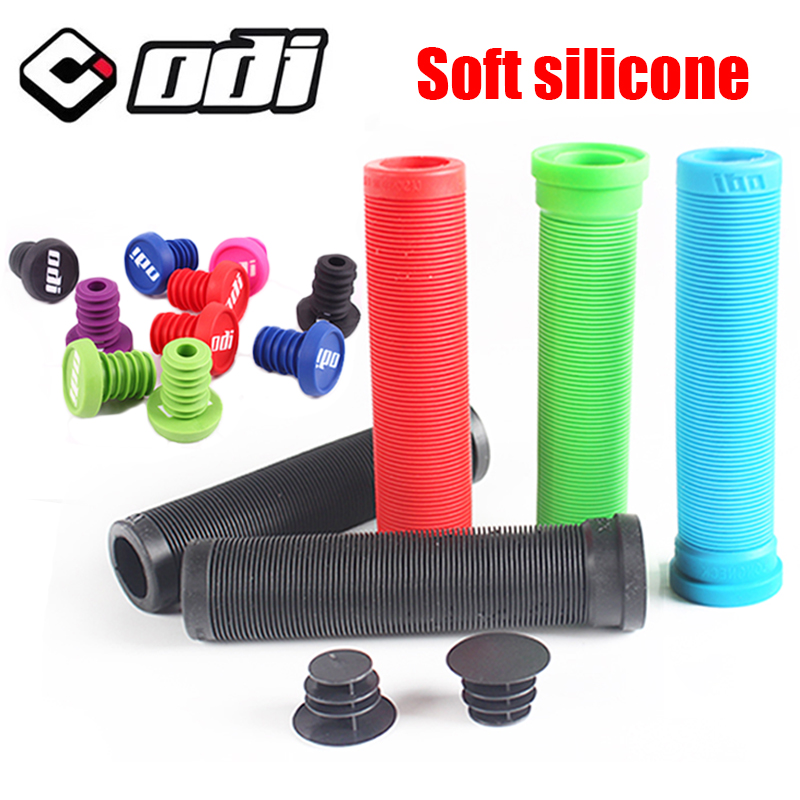 ODI จักรยาน Handlebar Grips ซิลิโคน Ultralight ด้ามจับกันน้ำ Grip Grip Soft Grip สวมใส่จักรยานภูเขาอะไหล่