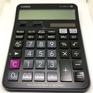 เครื่องคิดเลข CASIO DJ-120D Plus 12หลัก ของแท้ 100%