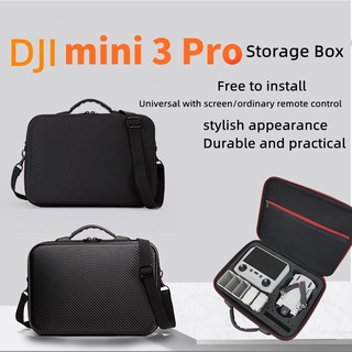 DJI Mini 3 Pro กล่องเก็บของ สําหรับ Dji Mini 3 Pro กระเป๋า พร้อมหน้าจอ กันน้ํา แบบพกพา กระเป๋าสะพายไหล่ อุปกรณ์เสริม