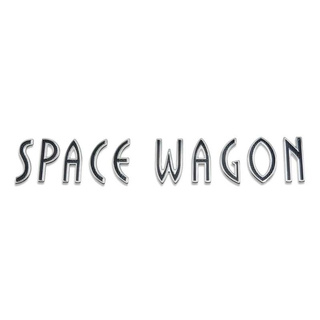 โลโก้ ติดท้าย เรซิน "Space Wagon"