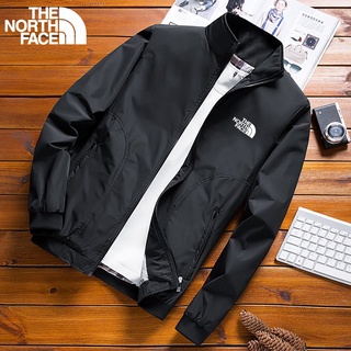 【พร้อมส่ง】เสื้อแจ็กเก็ตเบสบอลลําลอง ลาย The North Face สไตล์เกาหลี แฟชั่นฤดูหนาว สําหรับผู้ชาย