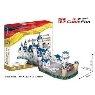 Cubic Fun ปราสาทนอยชวานชไตน์ Jigsaw Neuschwanstein Castle Germany ประเทศเยอรมัน