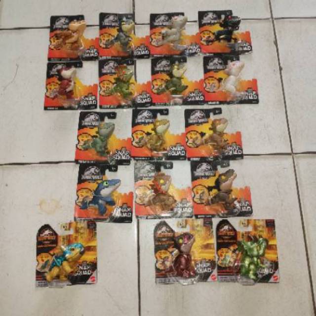 Action Figure Jurassic world Snap squad wsSw