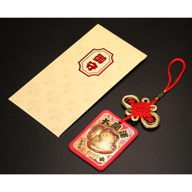 9999 Gold Lucky Cat ซองนําโชคสําหรับ Tet ของขวัญ Tet หรูหรา