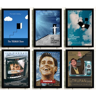 โปสเตอร์ภาพยนตร์ The Truman Show HD Star สไตล์นอร์ดิก สําหรับตกแต่งผนังบ้าน คาเฟ่ บาร์