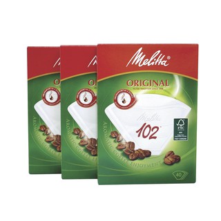 Melitta 102 Aroma Zones paper filters 3 boxes กระดาษกรองจำนวน 3 กล่อง