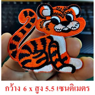 IRON-ON PATCHES ตัวรีดติดเสื้อ อาร์มติดเสื้อ ตัวปักตกแต่งเสื้อผ้า,กระเป๋า หรือนำมาเป็นงาน DIY * ลูกเสือน้อย *