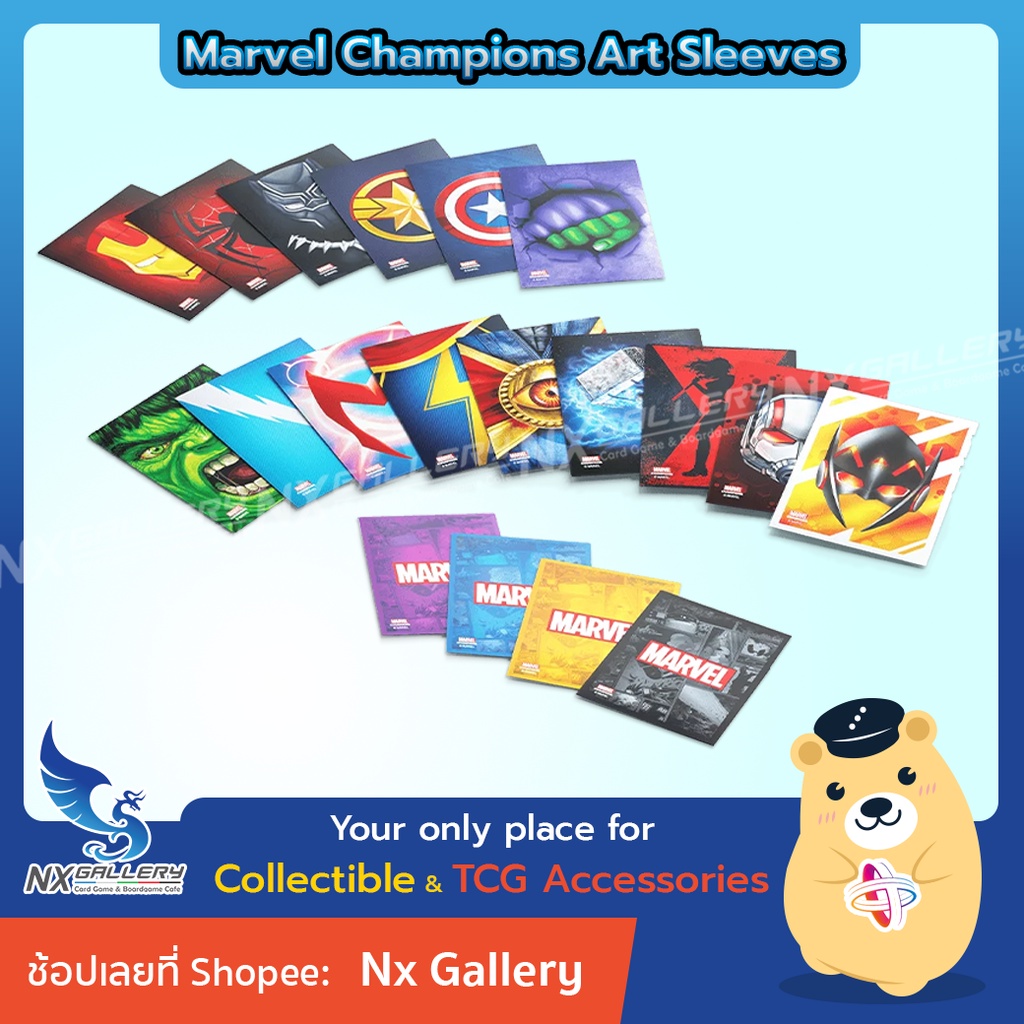 [GameGenic] Marvel Champions Sleeves - ซองใส่การ์ด มาเวล (for MTG / Card Game / Board Game)