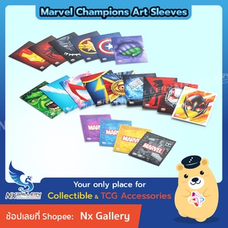 [GameGenic] Marvel Champions Sleeves - ซองใส่การ์ด ลายมาเวล *ของแท้* (สำหรับ Pokemon TCG / MTG / One Piece Card Game)