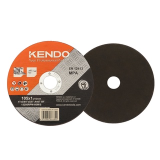 KENDO 63010143 แผ่นตัดเหล็ก 4 นิ้ว 100×1×16mm (50 ชิ้น) | MODERTOOLS OFFICIAL